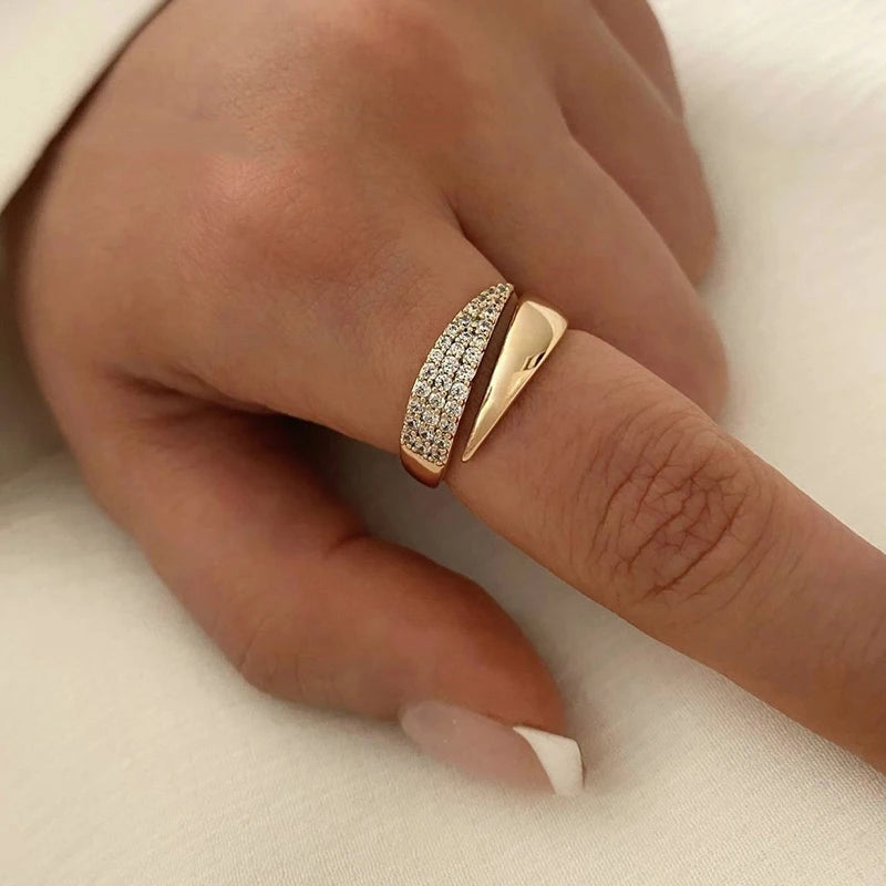 Sun-Inspired 18K Gold Plated Ring