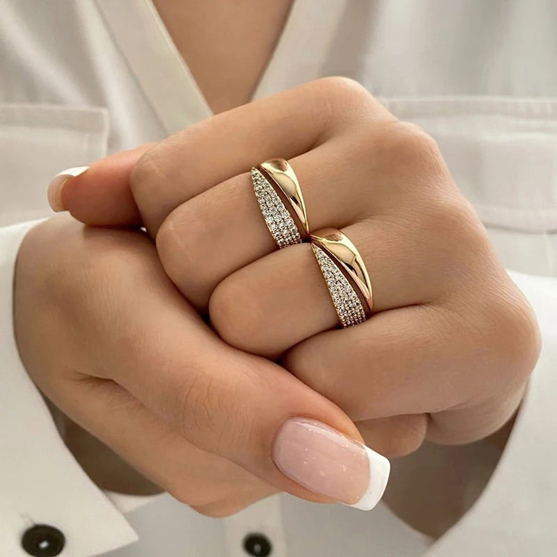 Sun-Inspired 18K Gold Plated Ring
